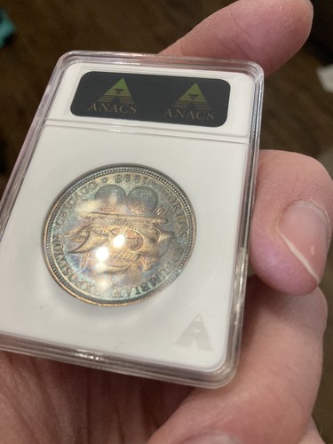 Toner 1893 93 Columbian Exposition EF40 XF40 Soap Box ANACS Commemorative Toned - Picture 13 of 20