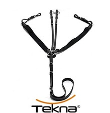 Tekna shaped elastic breastplate with martingale