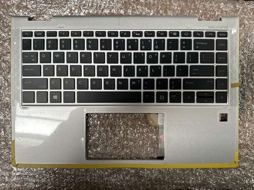 HP EliteBook x360 1040 G6 L66881-001 Palmrest Top Cover Keyboard USA, Genuine - Picture 2 of 3