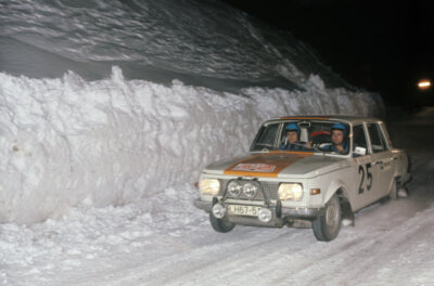 Peter Hommel and Gunter Bork Wartburg 353 1973 Rally Car Old Photo 1