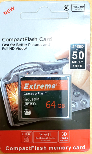 Compact Flash Card 64GB CF Card Camera Memory Card - NEW - Picture 8 of 8