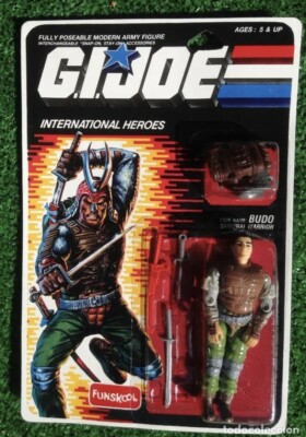 BLISTER GIJOE GI JOE BUDO SAMURAI WARRIOR PRECINTADO IMPECABLE ORIGINAL  COBRA