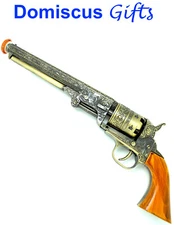 13" New Vintage 1851 COLT NAVY Revolver REPLICA Pistol GUN BRONZE Civil War Prop