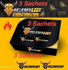 🔥 BigorUp 3 Sachets ⭐️ Big or Up 🔥 Bigor Up 3 Sachets - Package of 3 🔥 NEW