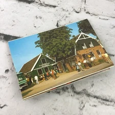 Vintage Wooden Shoe Factory Ratterman Postcards Book Of 6 Collectible Travel 