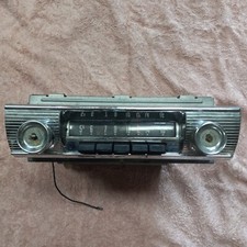 1956 Ford Radio Town Country Fairlane Victoria With Knobs Face Plate Fomoco