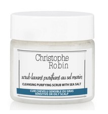 Christophe Robin Cleansing Purifying Scrub with Sea Salt 1.3oz , Travel Size