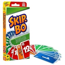 Mattel Games - Skip-Bo Kartenspiel Familiensp...