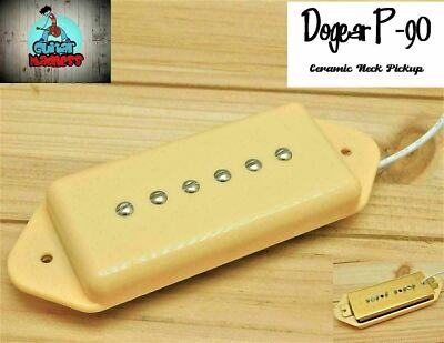 G.M. P90 DOG EAR NECK PICKUP Cream CERAMIC MAGNETS
