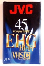 JVC EC-45 EHG Hi-Fi Compact VHS Cassette - Sealed