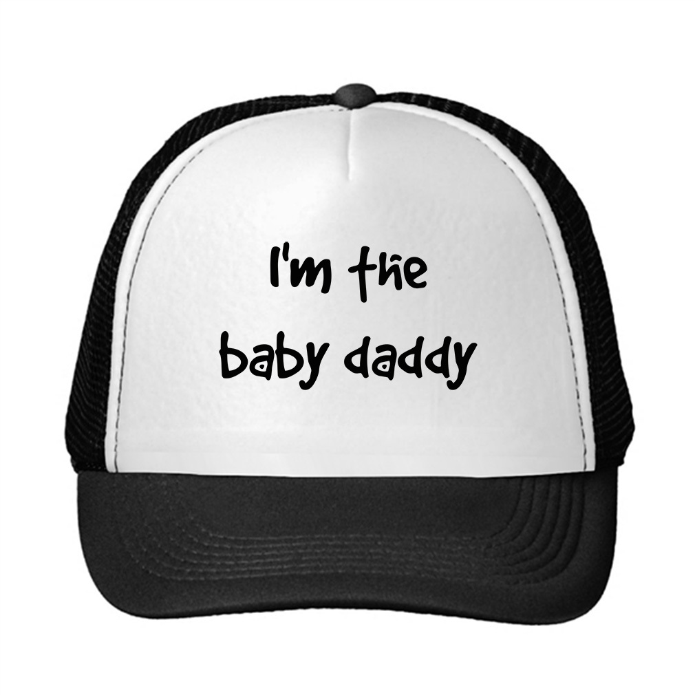 I'M The Baby Daddy Funny Adjustable Trucker Hat Cap