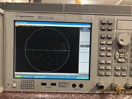 Agilent E5071C, 4-Port Network Analyzer, 8.5GHz, 019,480,UNQ, MY46110661 # - Picture 8 of 18