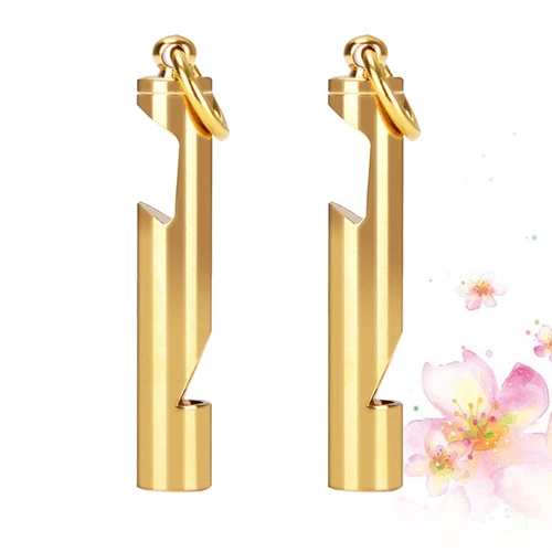 2pcs Whistle Keyring Beer Bottle Opener Whistle Outdoor Emergency Whistles Gift - Picture 8 of 12
