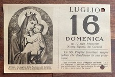 Unsere Liebe Frau Vom Karmel, Heiligenbild Des Tages Sonntag 16 Juli 1933