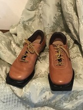 Vintage Haugen Cross Country Ski Shoes/Boots Womens Size 37 Leather Norway