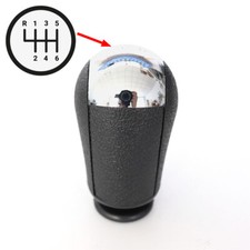 6 Gang Schaltknauf Schalthebel Hebel Für Ford Focus Mondeo Mustang C-MAX Silber