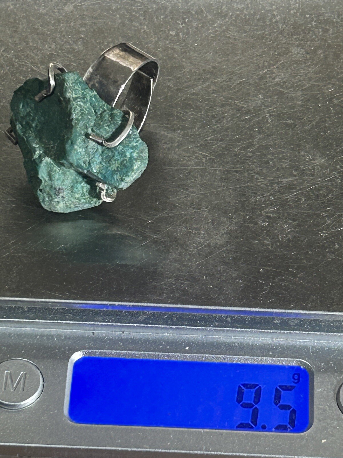 Antique Turquoise Silver Ring Adjustable - image 15