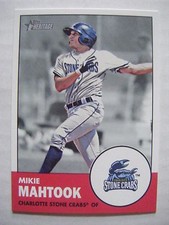 MIKIE MAHTOOK 2012 Topps Heritage Minors LSU TIGERS baseball card LAFAYETTE LA