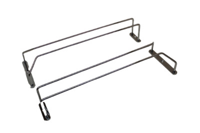 2PCS Wine Glass Rack Under Cabinet Shelf Bar Holder Storage Hanger