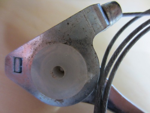 NOS VINTAGE FRENCH HURET ALVIT DOWNTUBE SHIFTER 1970s LEFT - BRAZE ON MOUNT - Bild 8 von 9