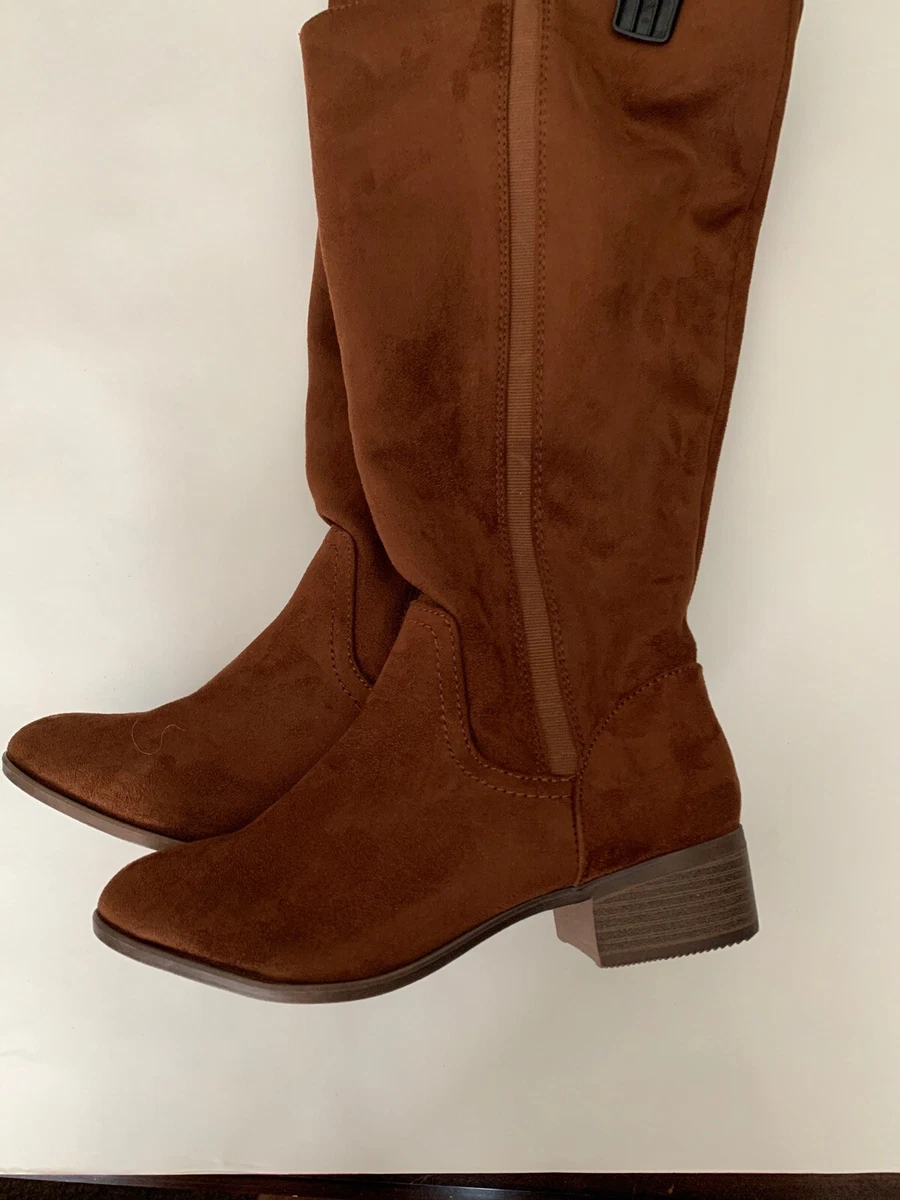memory foam knee high boots