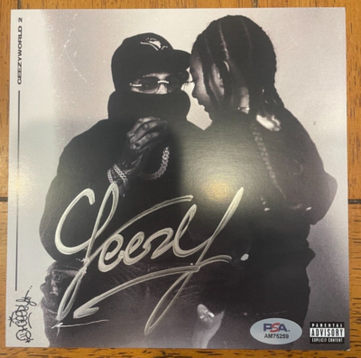 OhGeesy Signed Autographed Art Card GEEZYWORLD 2 PSA/DNA COA