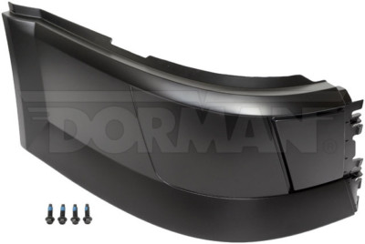 04-14 VOLVO VNL FRONT RH RIGHT PASSENGER SIDE BUMPER END CAP w/o FOG LT 242-5556