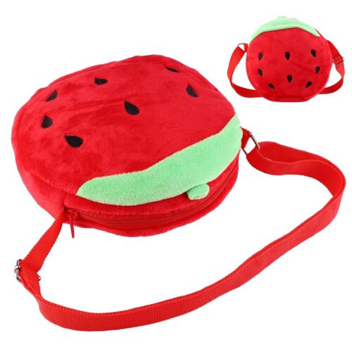 Super Soft Cute Round Plush Bag Portable Kids Plush Bag for Baby Boy Baby Girl - Picture 1 of 10