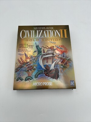 Civilization II: Multiplayer Gold Edition PC Big Box - New Sealed