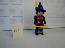 PLAYMOBIL vintage médiéval sorcière halloween balai set 4550 de 1998 #1