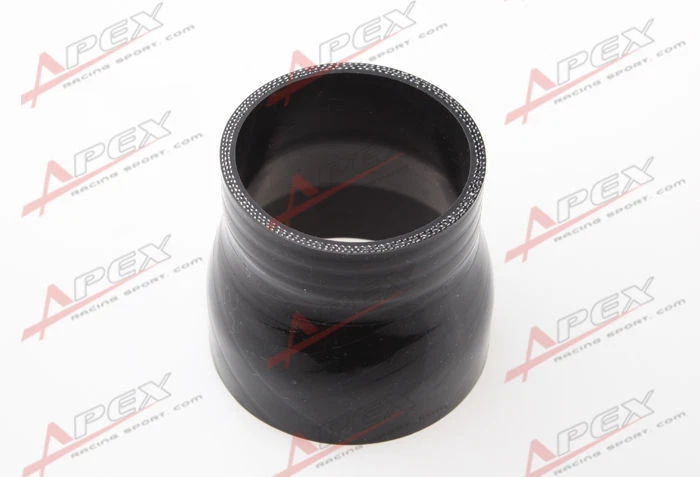 3ply 2" to 1.5'' inch Straight reducer 76.2mm SILICONE HOSE COUPLER PIPE Black - image 3 of 4
