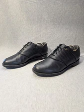 Adidas Z-Traxion Golf Shoes Men's 11.5 Black Soft Spikes Lace Up Adiprene