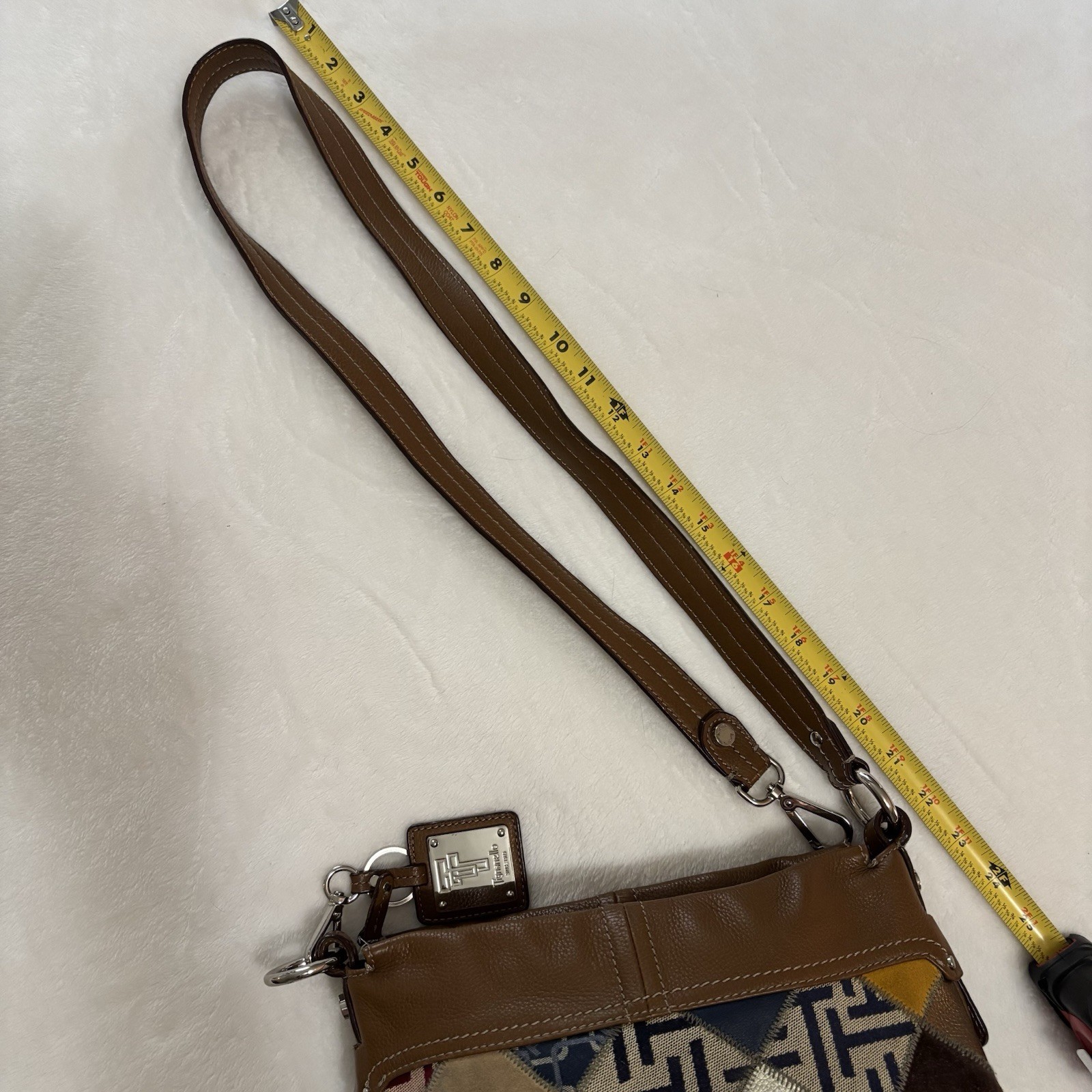 Tignanello Multi-Color Leather Patchwork Crossbod… - image 8