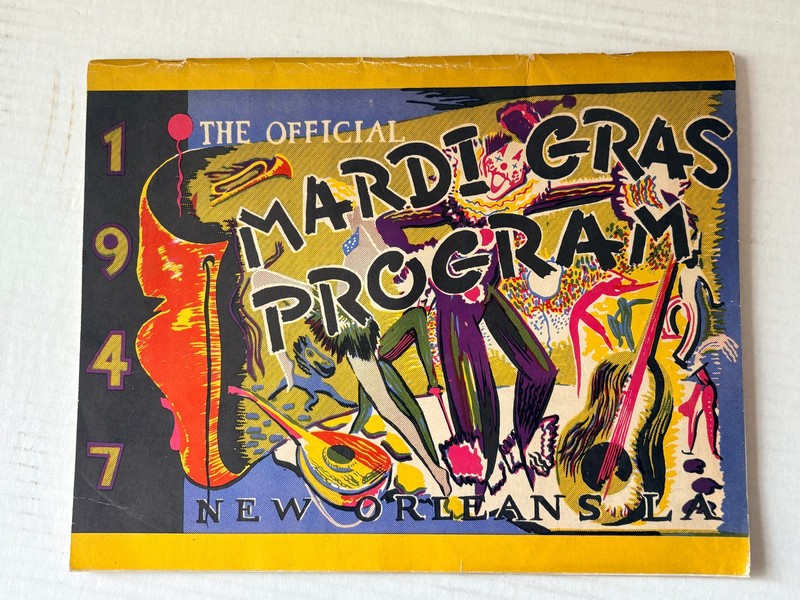 1947 New Orleans MARDI GRAS PROGRAM
