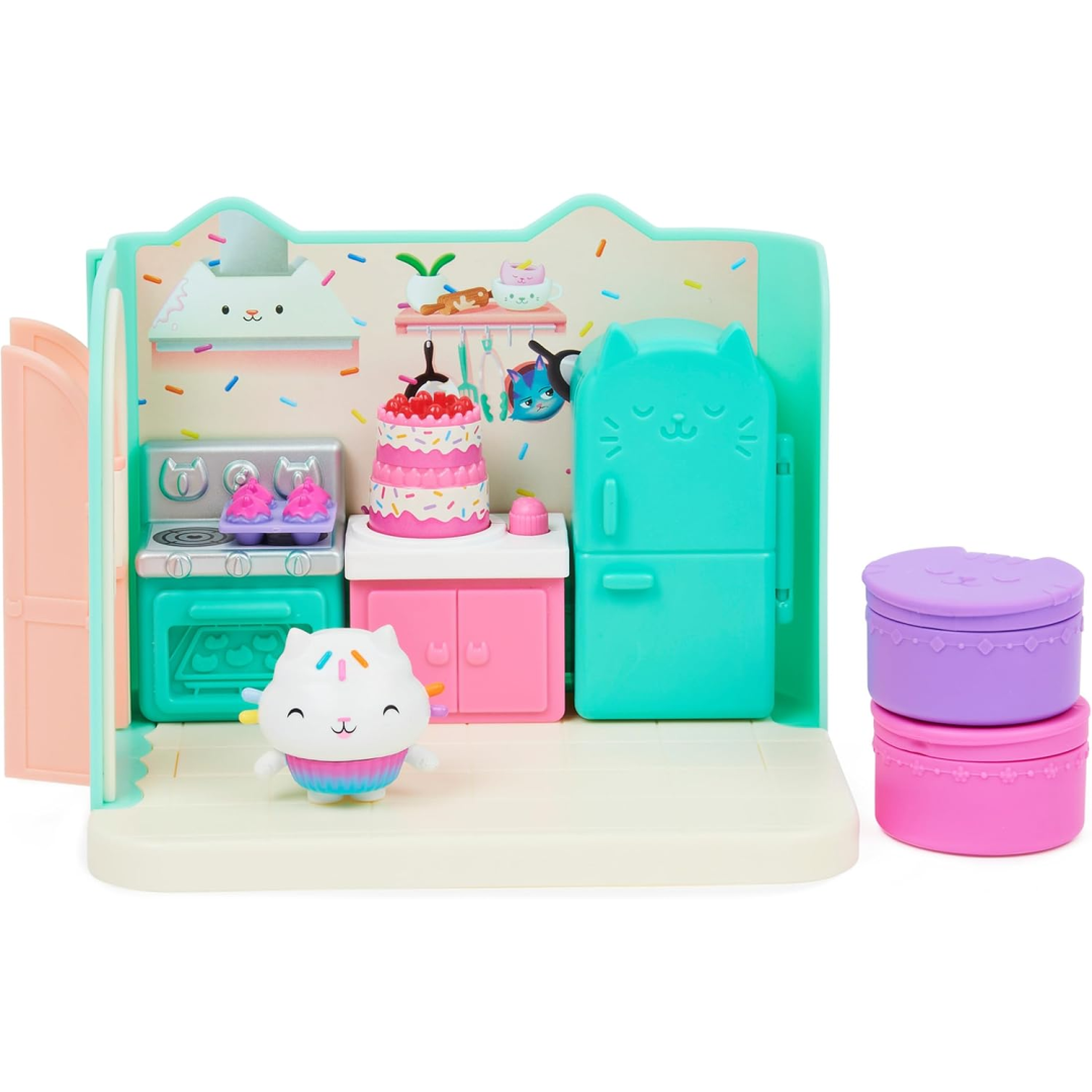 Gabby’s Dollhouse Bakey with Cakey Kitchen Playset New