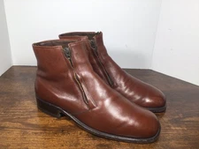 Vtg Allen Edmonds York Chukka Zip Up Ankle Boots Men's 8.5 EEE  Ostendo 50704
