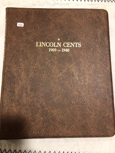 C31 - Coins - 1909-1940 Book Of Lincoln Wheat Cents (72 Pennies)