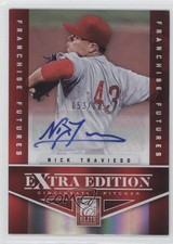 2012 Elite Extra Edition Franchise Futures Signatures Nick Travieso Auto 9gj