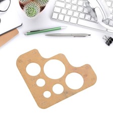 Precision Acrylic Leatherworking Ruler with and Rounded Corners