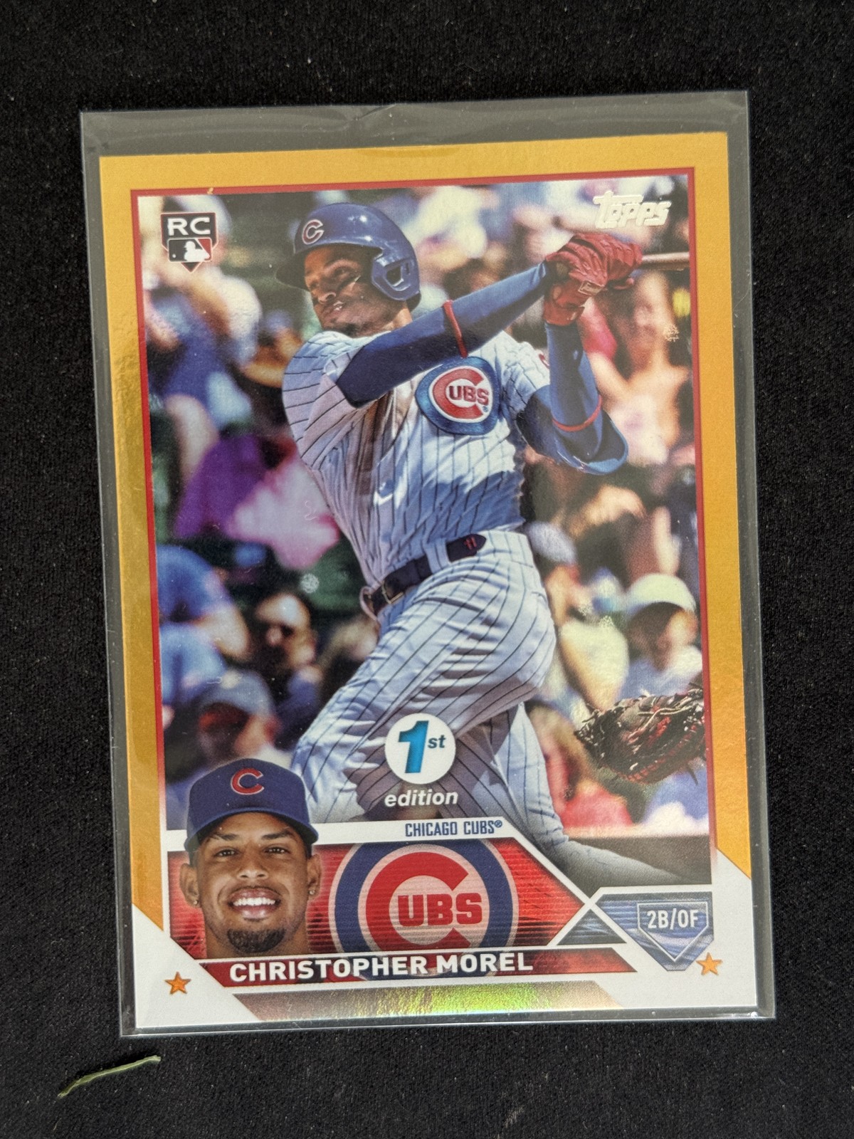 2023 Topps 1st Edition #308 Christopher Morel Gold Foil