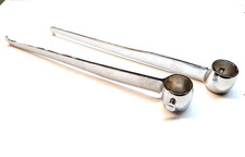 Reggimensola per Ripiani Vetro Legno per Tubo Cromo da mm. 25x250 Pz.2 RIVADOSSI