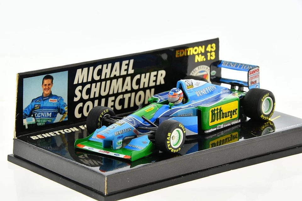 F1 BENETTON B194 #5 Michael Schumacher World Champion 1994 1/43 MINICHAMPS - Photo 2/4