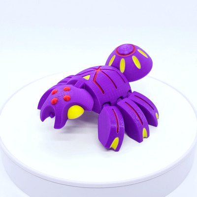 Harvester | Robot Mech Action Figure | 3D Printed Articulated Morphing Bug Toy