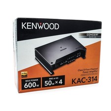 KENWOOD KAC-314-4-Channel Concert Series Car Stereo Amplifier w/50W x 4 4ohms