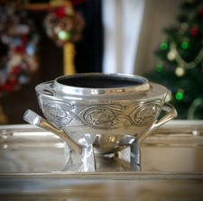 Archibald Knox for Liberty - Tudric English Pewter Rose Bowl #0229 designed 1903