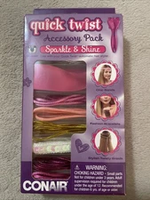 Conair Quick Twist Hair Sparkle & And Shine Accessory Pack