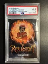 2025 Panini Phoenix #13 Patrick Mahomes II Resurgent Snow Globe PSA 9!