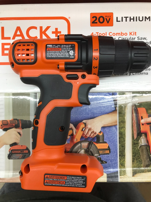 #ad BLACKDECKER LDX120 3 8quot; 20V 20 VOLT LITHIUM ION CORDLESS DRILL DRIVER NEW $39.00