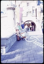Disneyland Castle People 35mm Slide 1960s Kodachrome