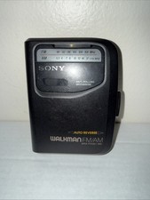 Sony Walkman WM-FX301 Radio AM/FM Autoreverse Cassette Tape Player Tested